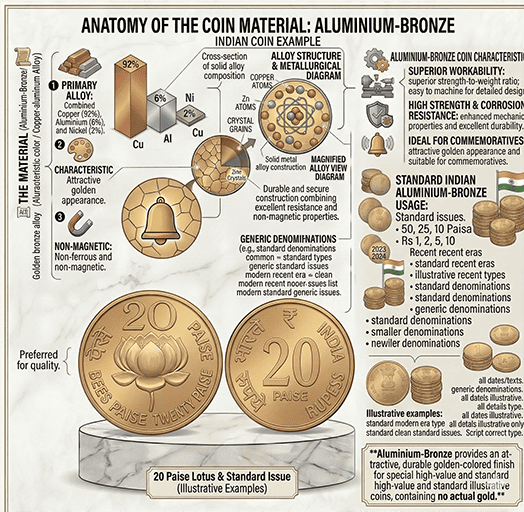 Aluminum Bronze Coins